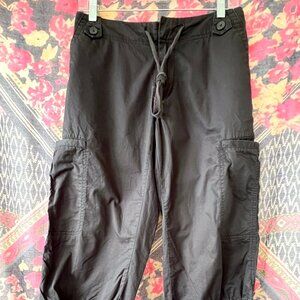 Calvin Klein Black Capri Pants, Size 12, 100% Cotton, RN 36009, Excellent!